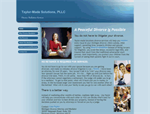 Tablet Screenshot of apeacefuldivorce.com